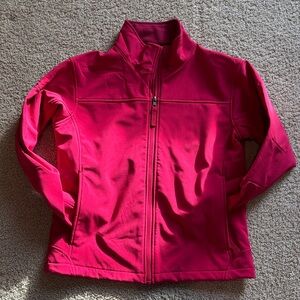 Vibrant Pink Kids Puffer Jacket